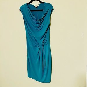 NWOT Michael Kors twist waist side knot midi dress, XS
